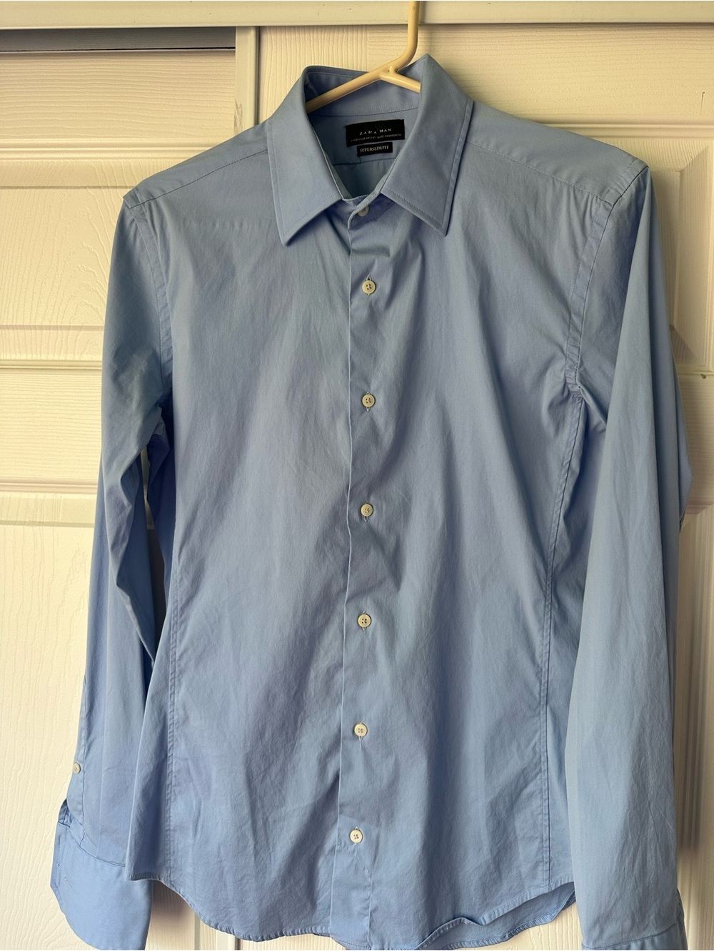 Zara Light Blue Men's Button-Up Dress Shirt